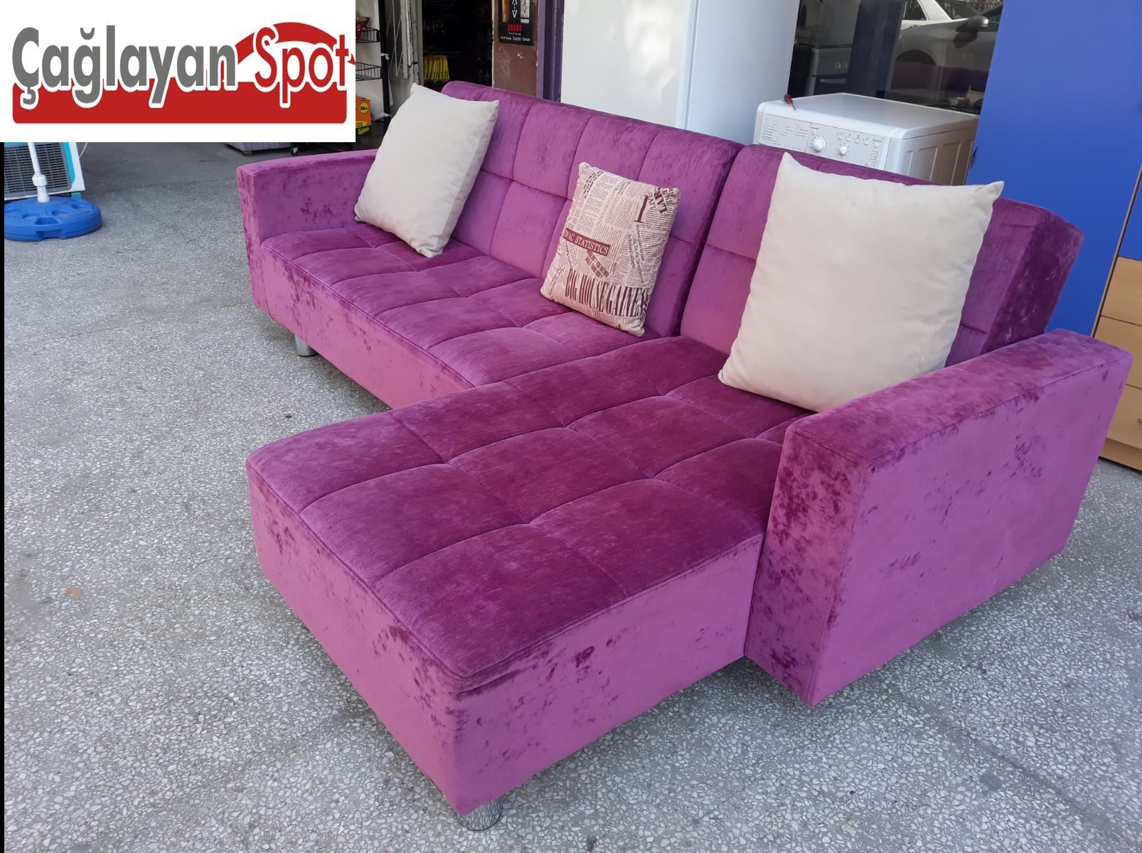 Pembe Renkli Köşe Takımı-2 Pembe Renkl Köşe Takımı