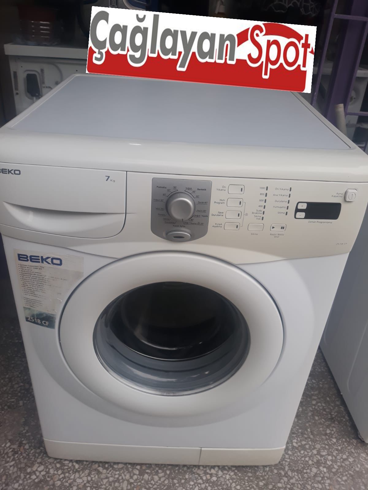 Beko 7 Kg Camasir Makinasi 1 BEKO 7 Kg Çamaşır Makinası