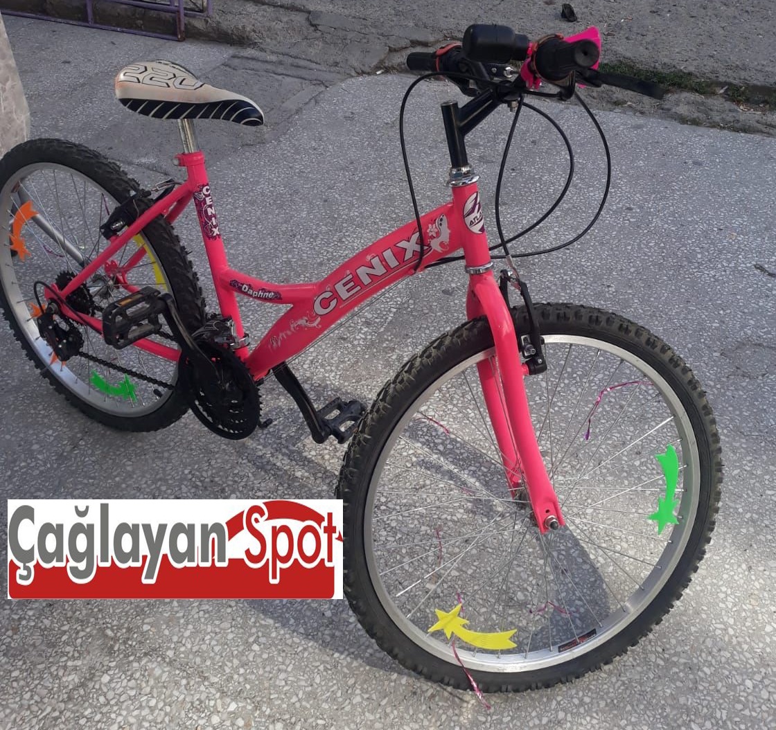 Cenix Pembe Bisiklet 1 Cenix Pembe Çocuk Bisikleti